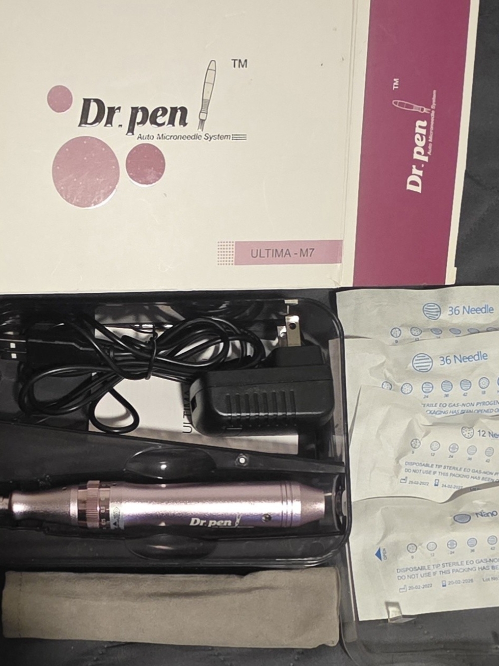 Dr. Pen Ultima M7 Rose Gold Microneedling Pen - Women Skincare Tool
